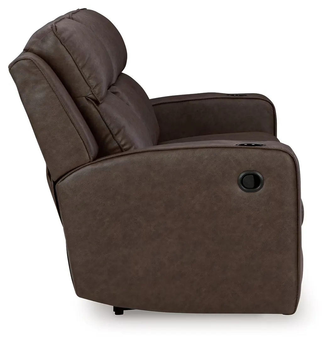 Lavenhorne - Granite - Rec Sofa W/Drop Down Table - Image 3