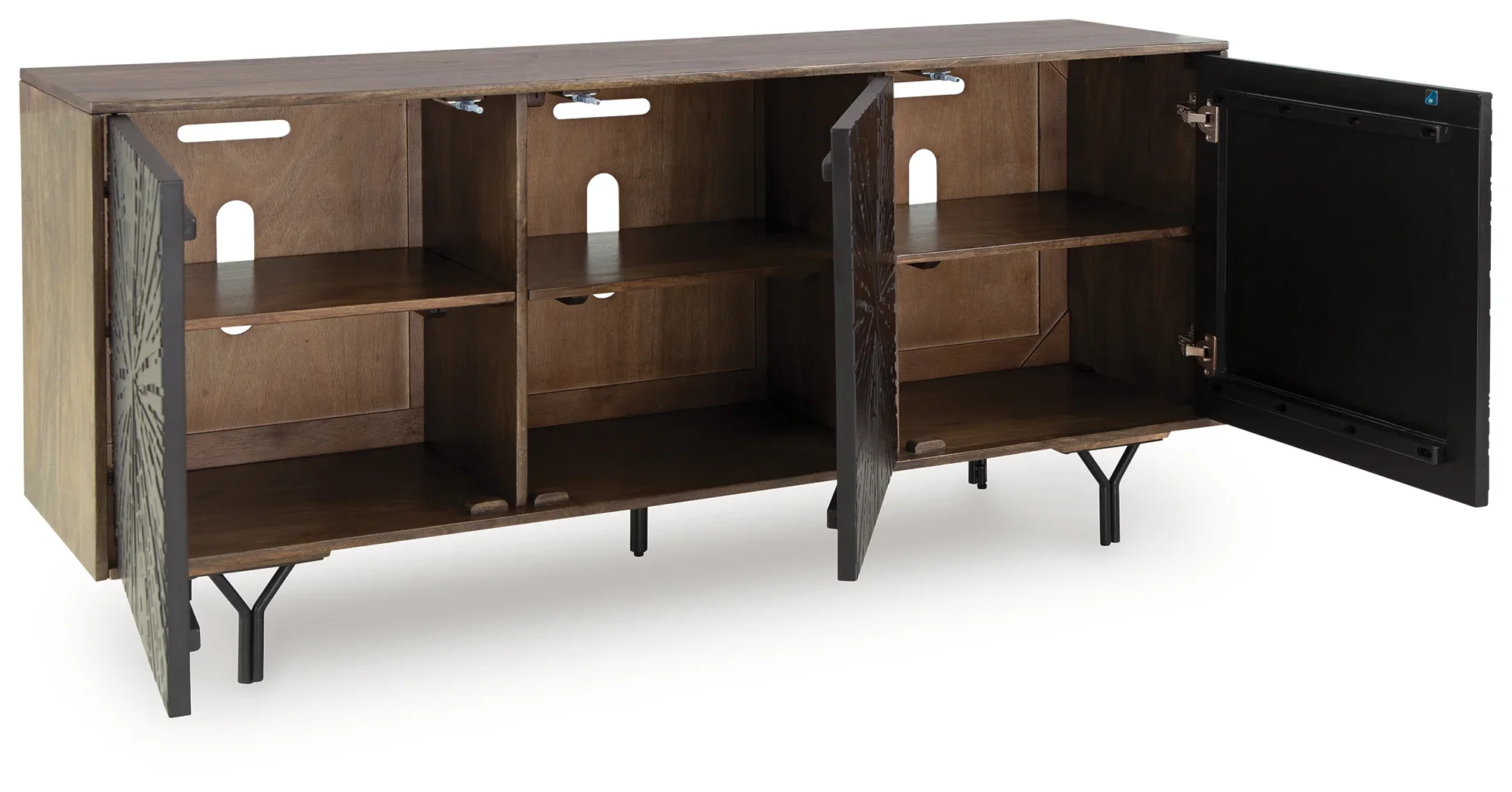 Lavinmont - Multi Brown - Accent Cabinet - Image 3