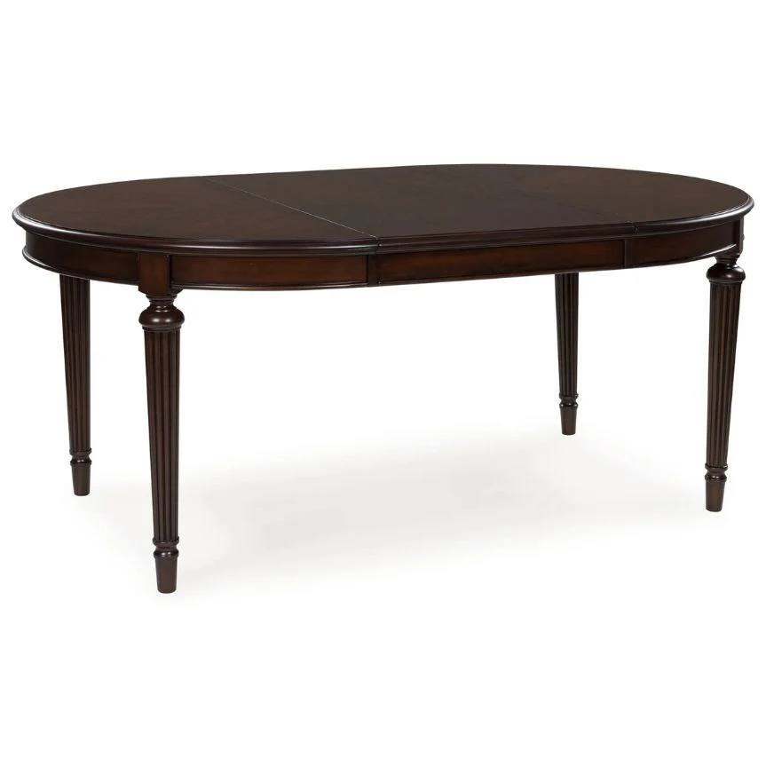 Lavinton - Brown - 8 Pc. - Dining Room Extension Table, 6 Side Chairs, Server - Image 3