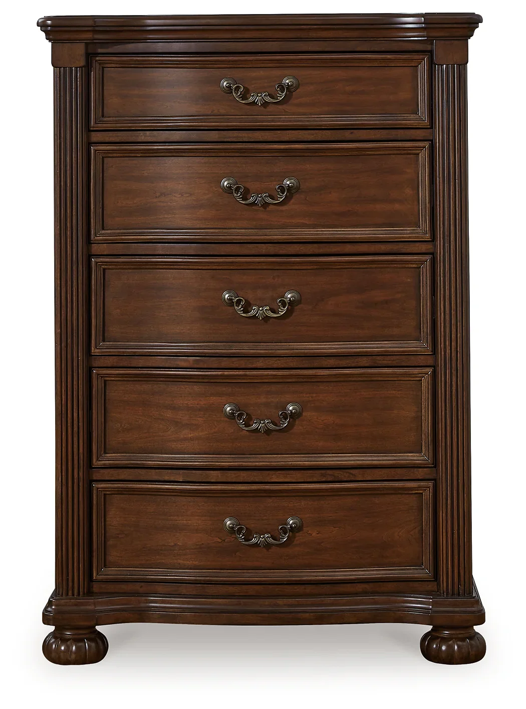 Lavinton - Brown - Five Drawer Chest - Image 4