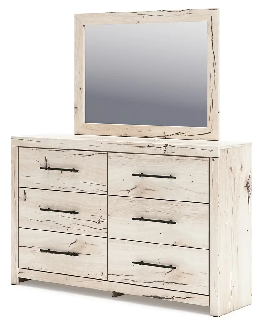Lawroy - Light Natural - Dresser And Mirror - Image 2