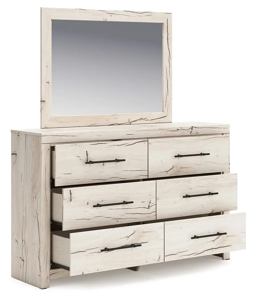 Lawroy - Light Natural - Dresser And Mirror - Image 3