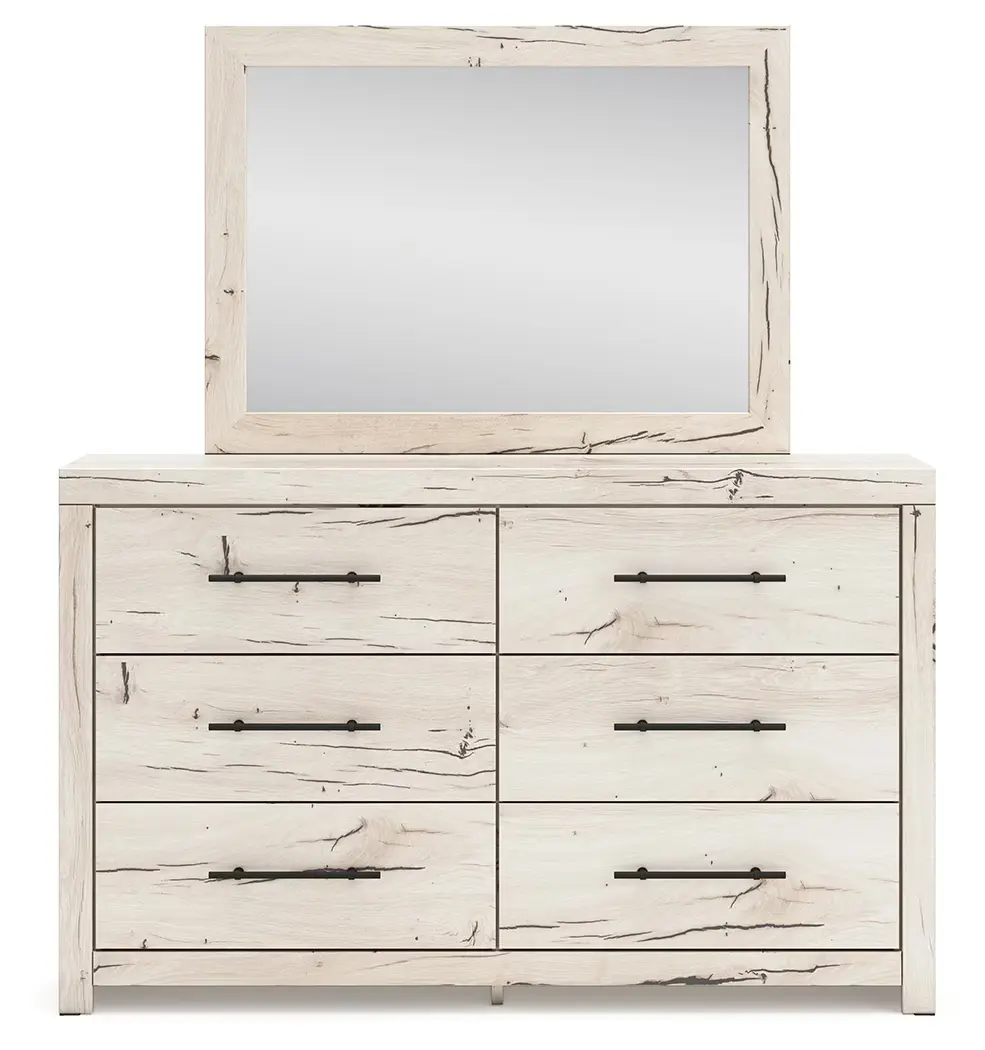 Lawroy - Light Natural - Dresser And Mirror - Image 4