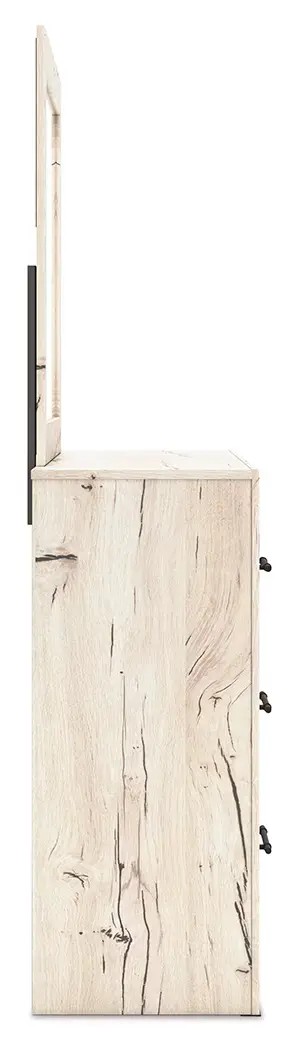 Lawroy - Light Natural - Dresser And Mirror - Image 7