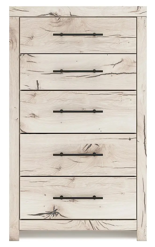 Lawroy - Light Natural - Five Drawer Chest - Image 5
