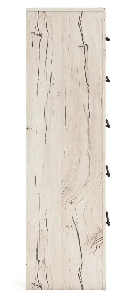 Lawroy - Light Natural - Five Drawer Chest - Image 7