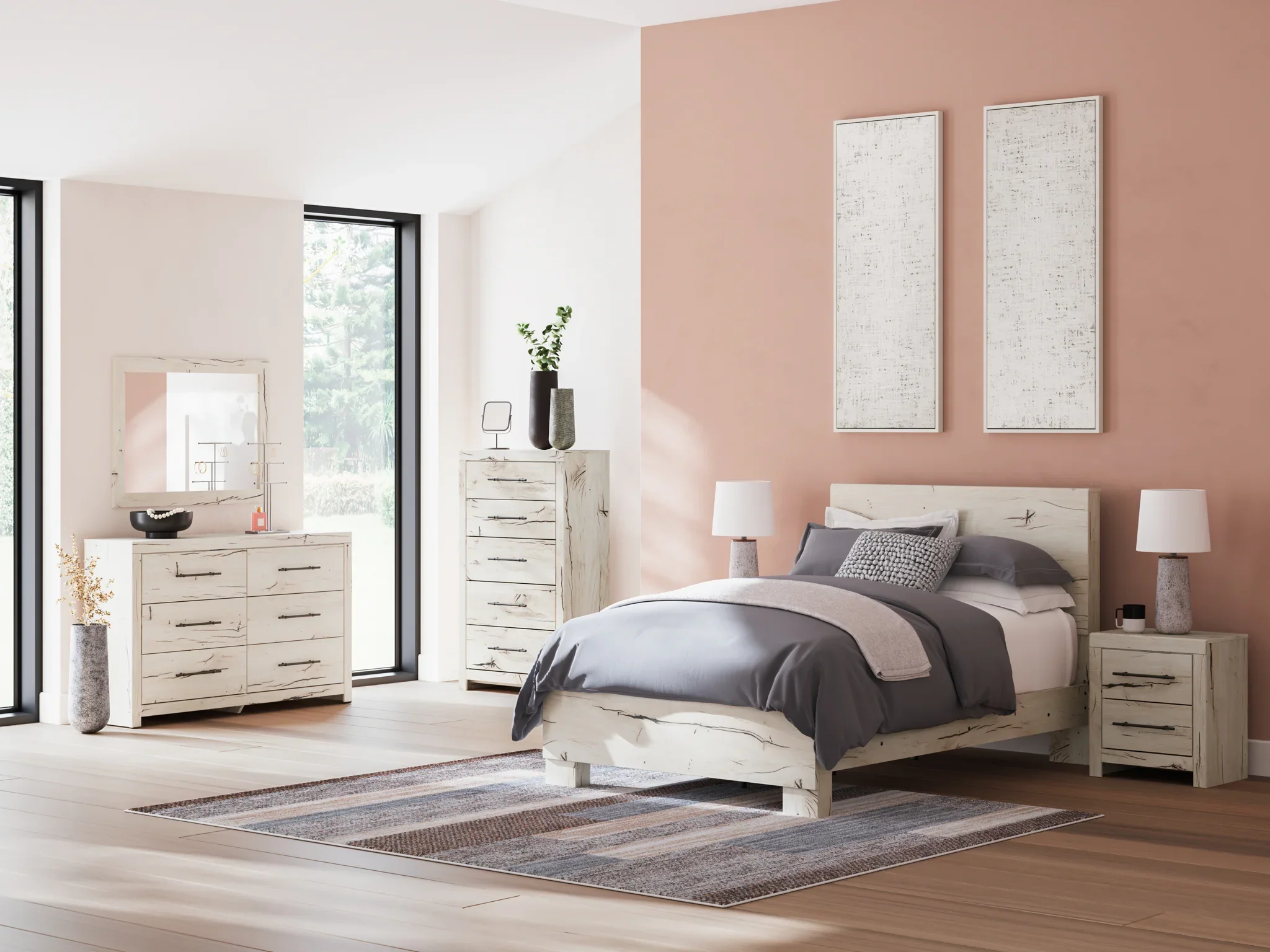 Lawroy - Light Natural - Full Panel Bed - Image 9
