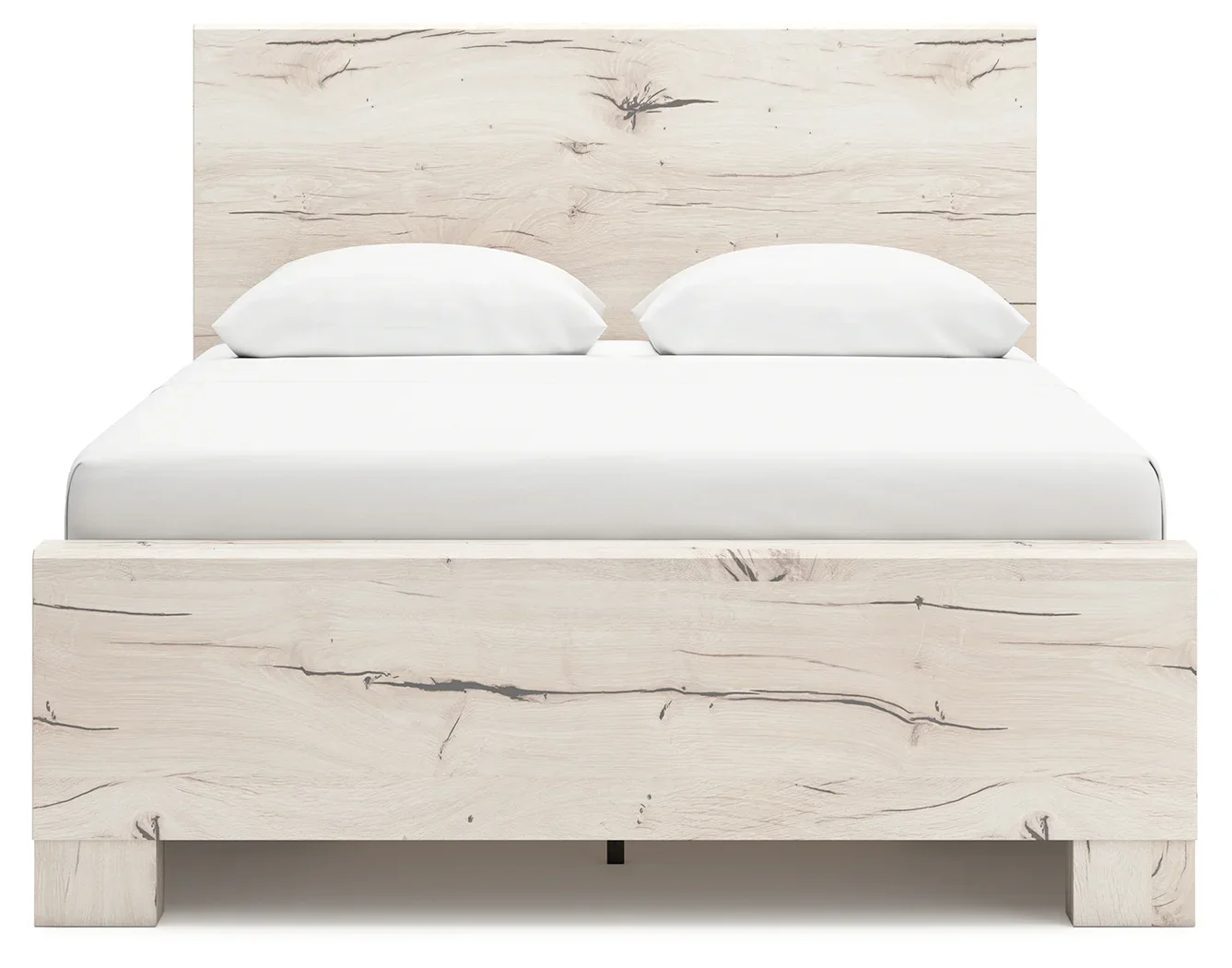 Lawroy - Light Natural - Full Panel Bed With 2 Under Bed Storage Units - Image 6