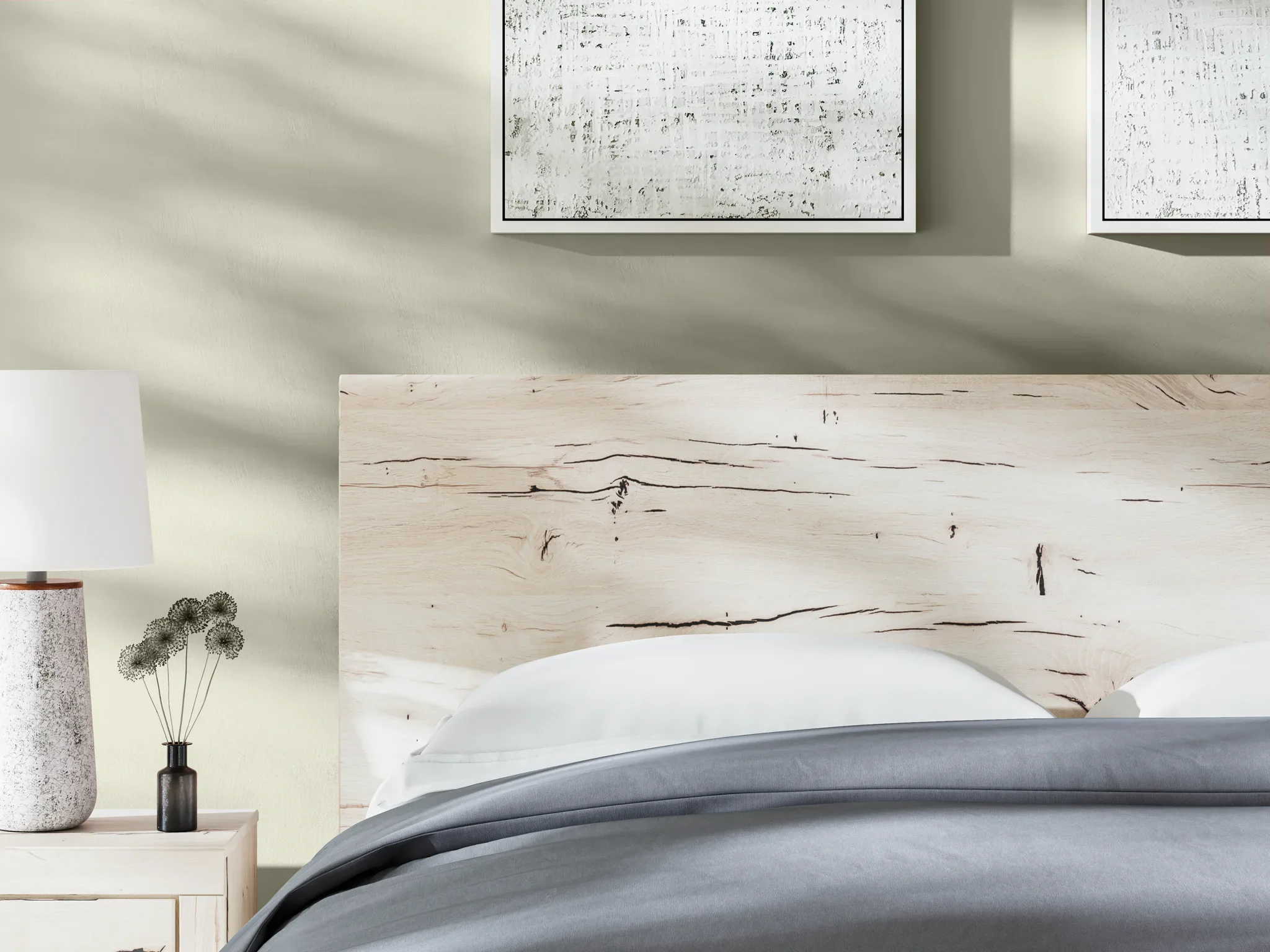 Lawroy - Light Natural - King Panel Bed - Image 10