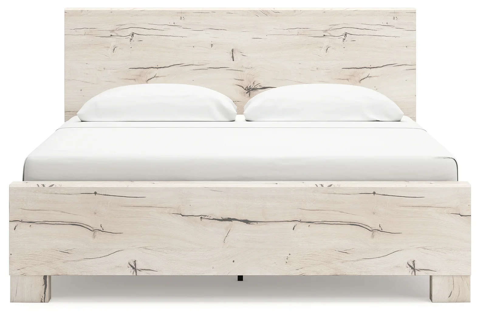 Lawroy - Light Natural - King Panel Bed - Image 4