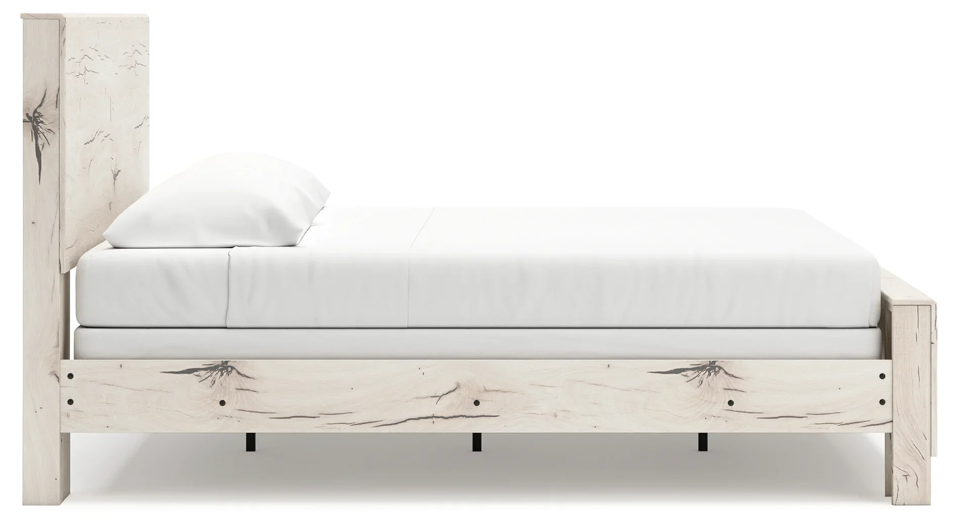 Lawroy - Light Natural - King Panel Bed - Image 5