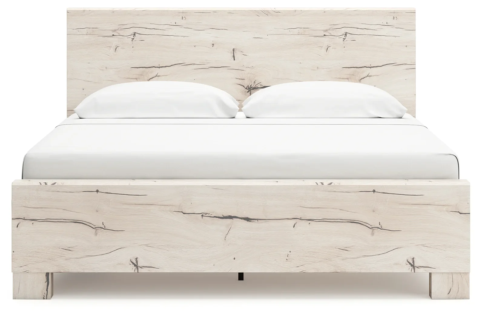 Lawroy - Light Natural - King Panel Bed With Under Bed Storage - Image 5