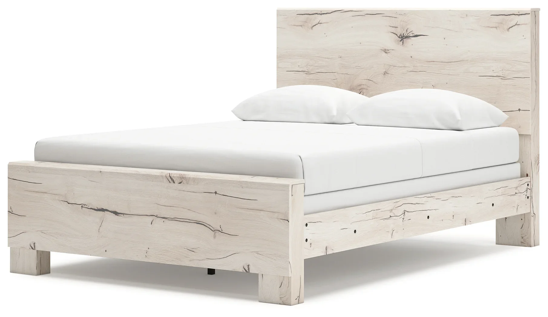 Lawroy - Light Natural - Queen Panel Bed - Image 3