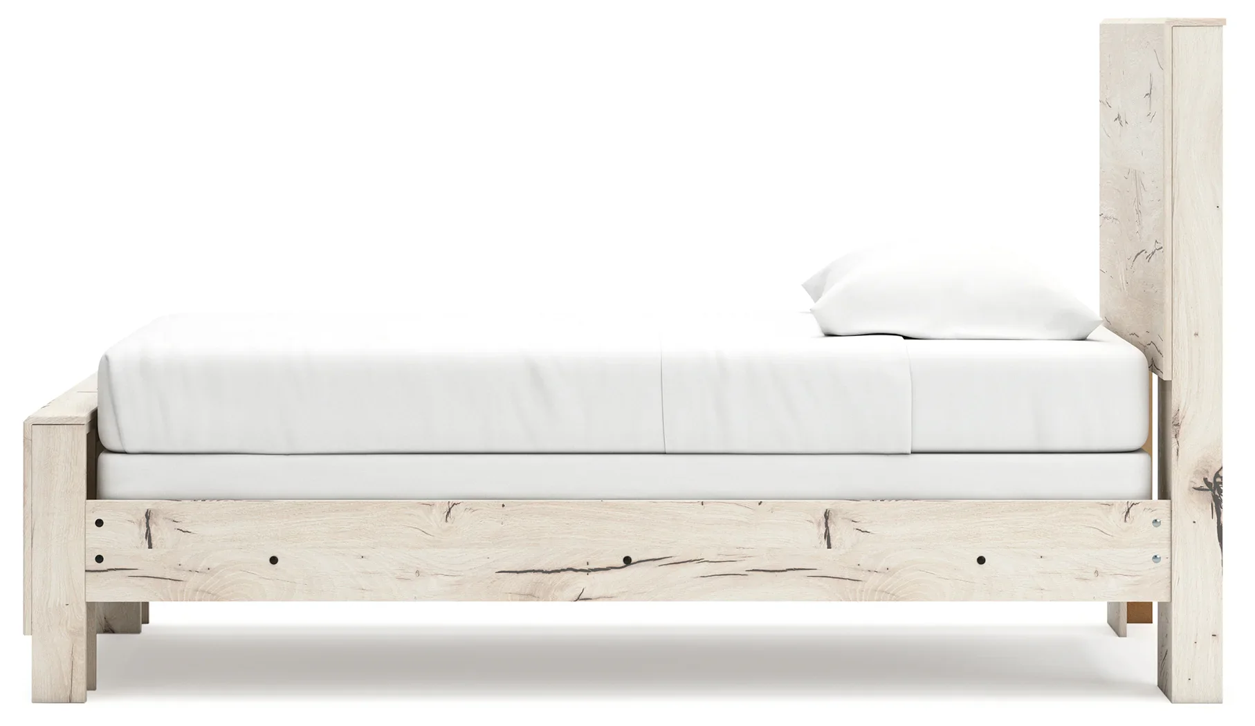 Lawroy - Light Natural - Twin Panel Bed - Image 4