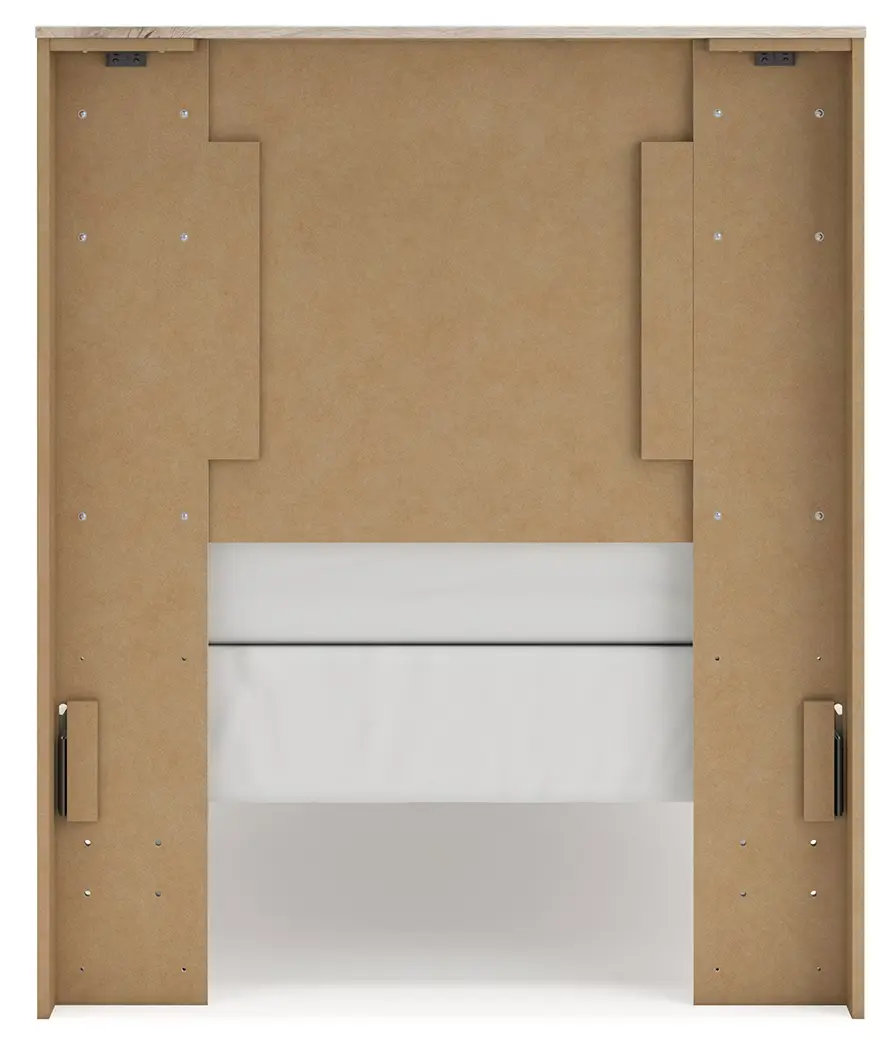 Lawroy - Light Natural - Twin Panel Bed - Image 5