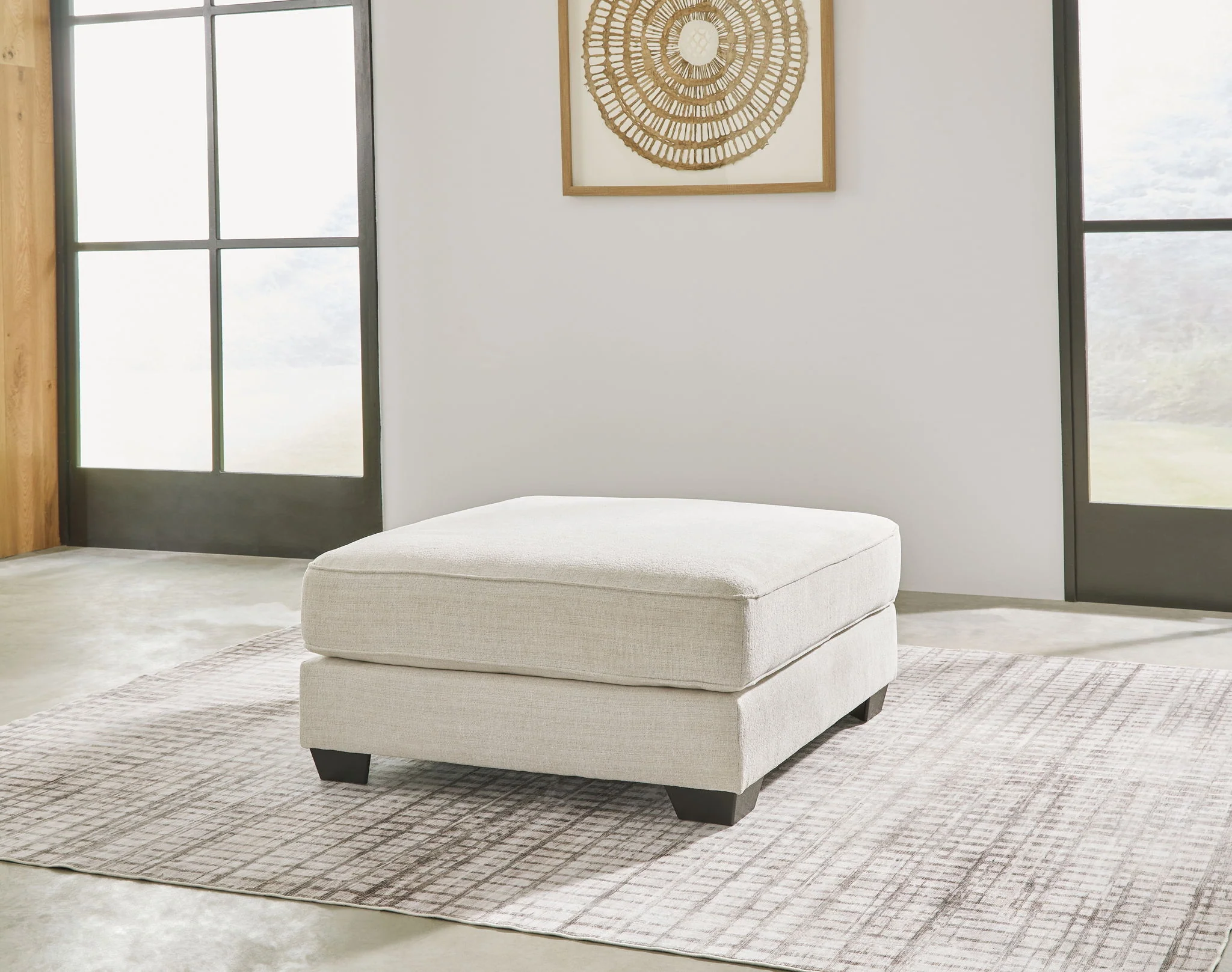 Lerenza - Birch - Oversized Accent Ottoman - Image 2