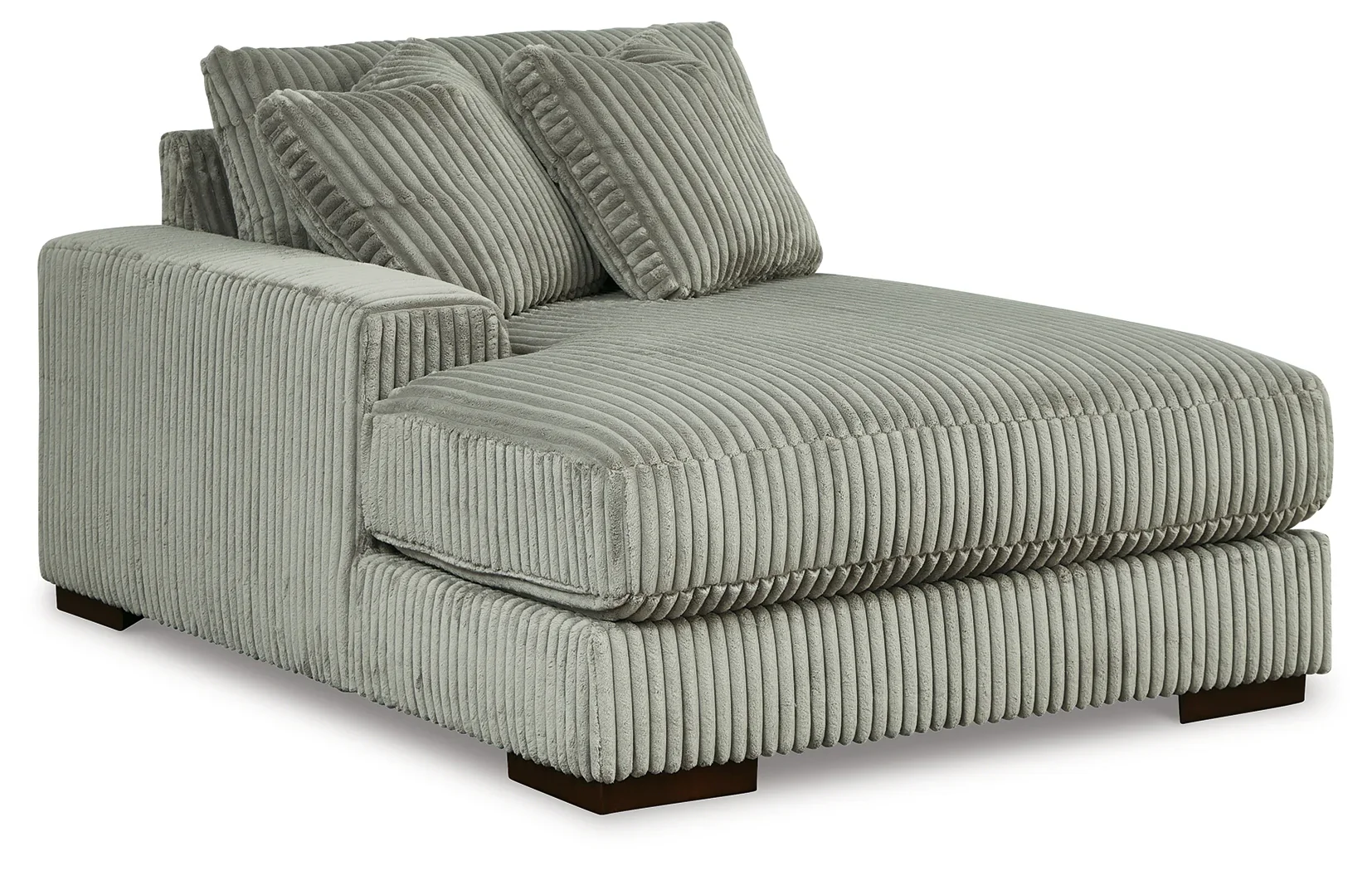 Lindyn - Fog - 4-Piece Sectional With LAF Corner Chaise - Image 2