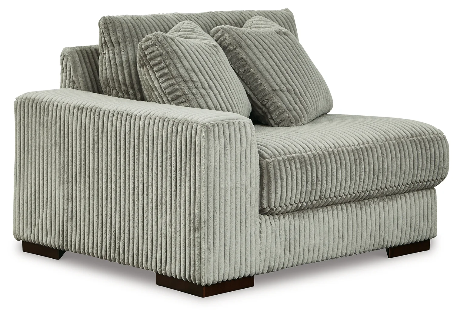 Lindyn - Fog - 4-Piece Sectional With RAF Corner Chaise - Image 2