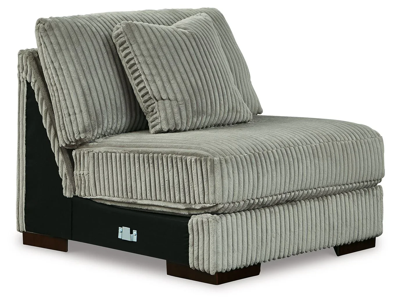 Lindyn - Fog - 4-Piece Sectional With RAF Corner Chaise - Image 3