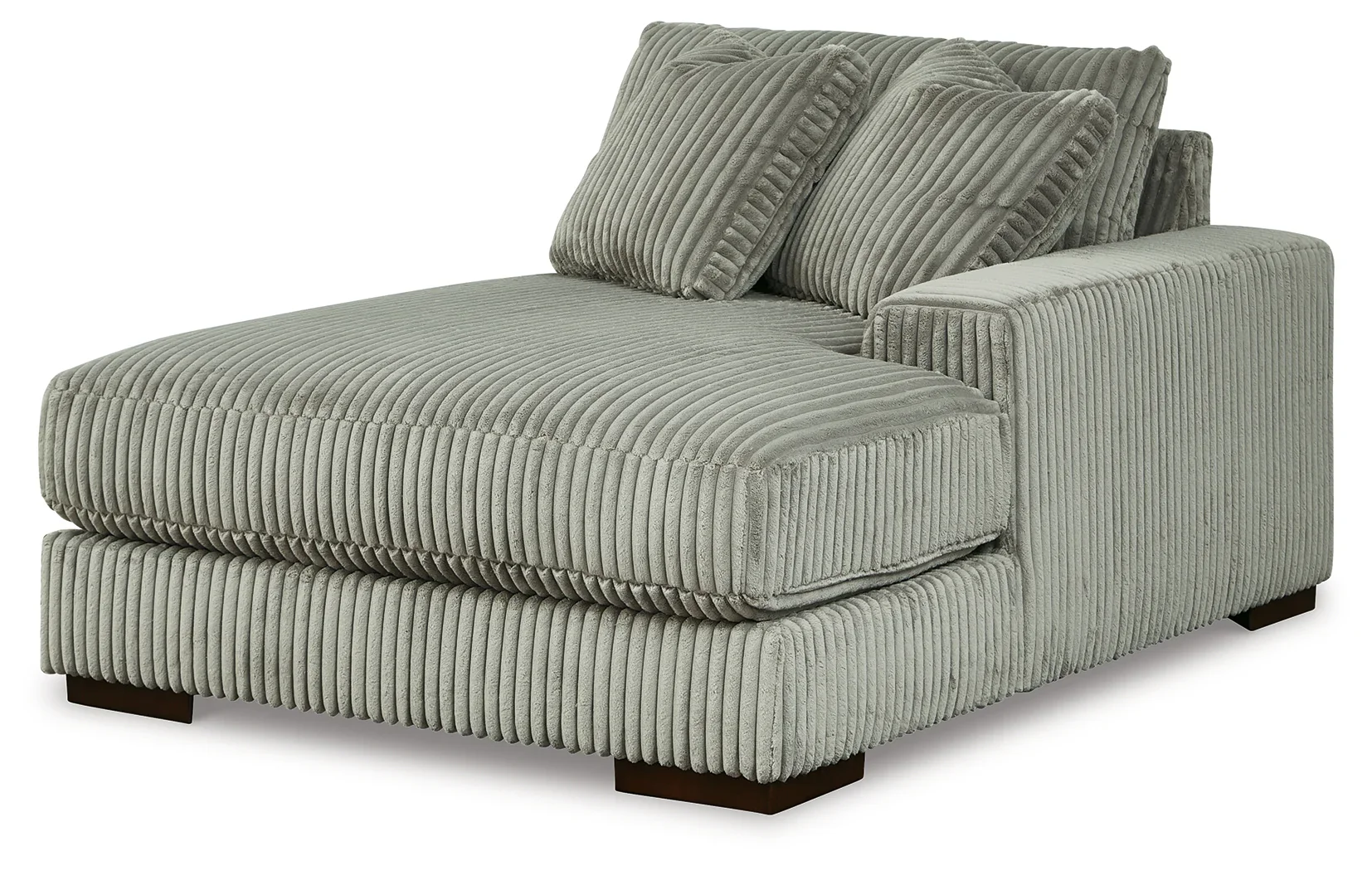 Lindyn - Fog - 4-Piece Sectional With RAF Corner Chaise - Image 5