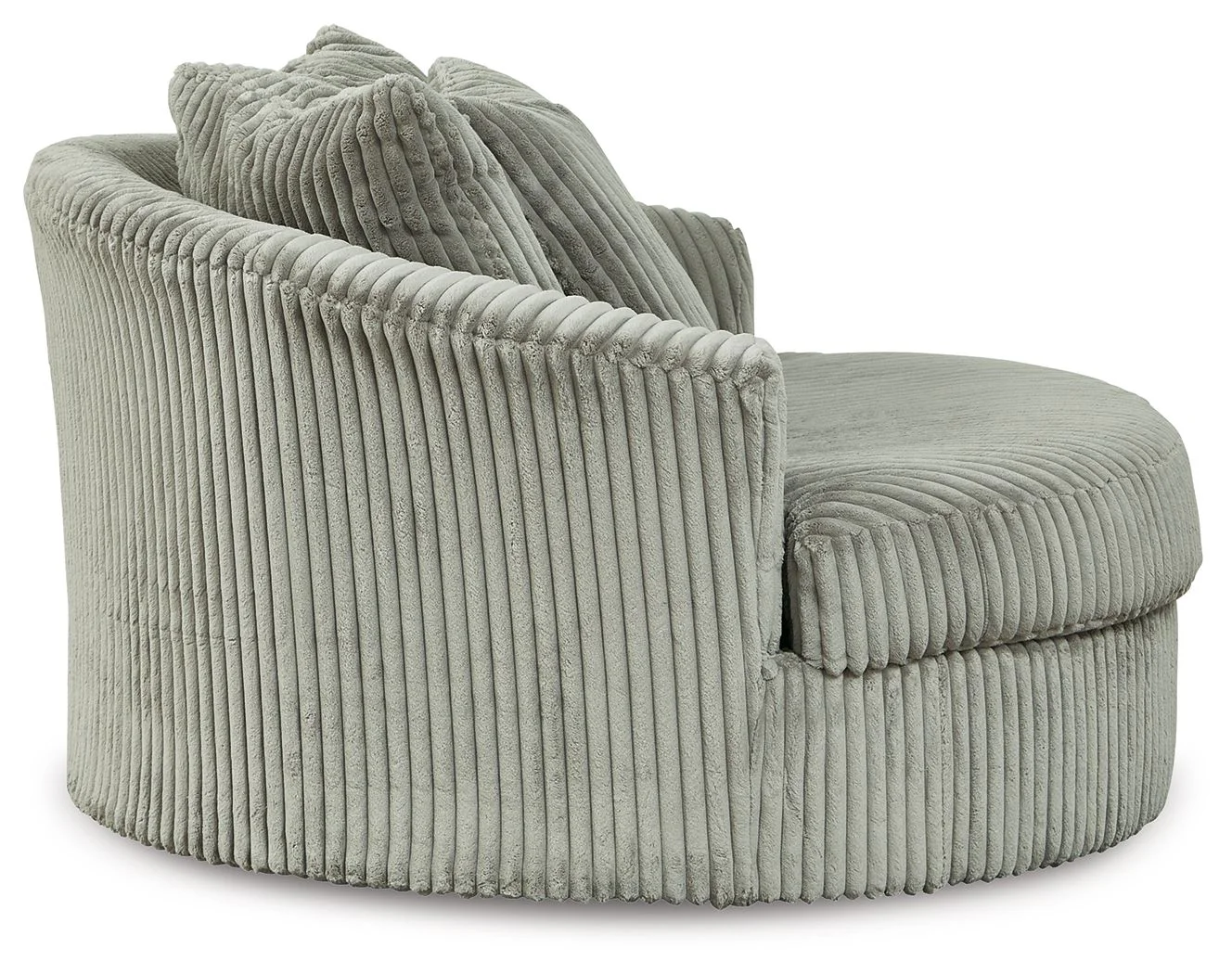 Lindyn - Fog - Oversized Swivel Accent Chair - Image 4