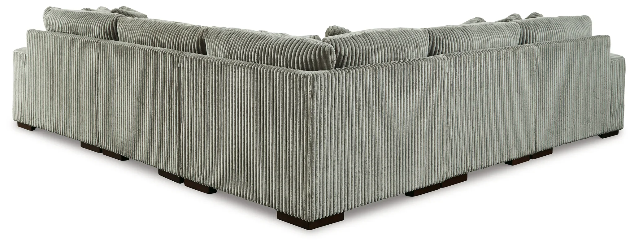 Lindyn - Fog - Right Arm Facing Corner Chaise 5 Pc Sectional - Image 3