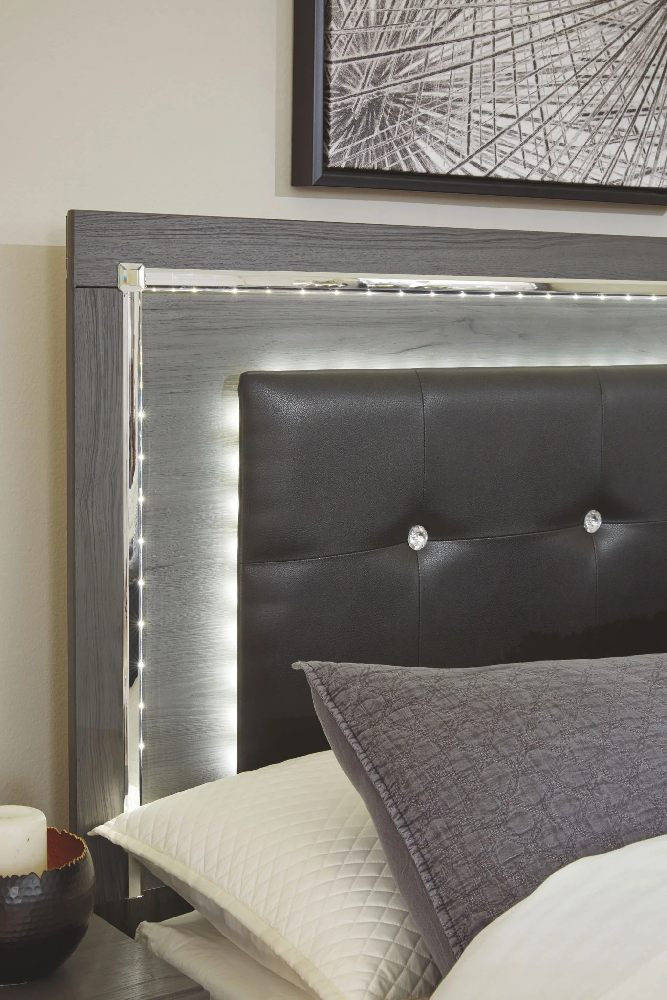 Lodanna - Gray - King Platform Bed With 2 Storage Drawers - Image 7