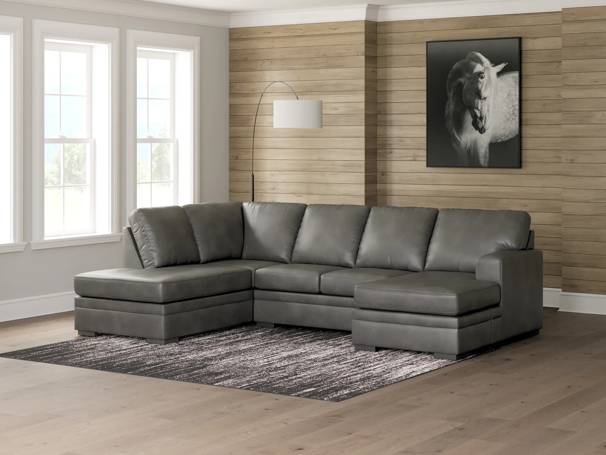 Lofton-Pike - Shadow - 2-Piece Sectional With LAF Corner Chaise - Image 4