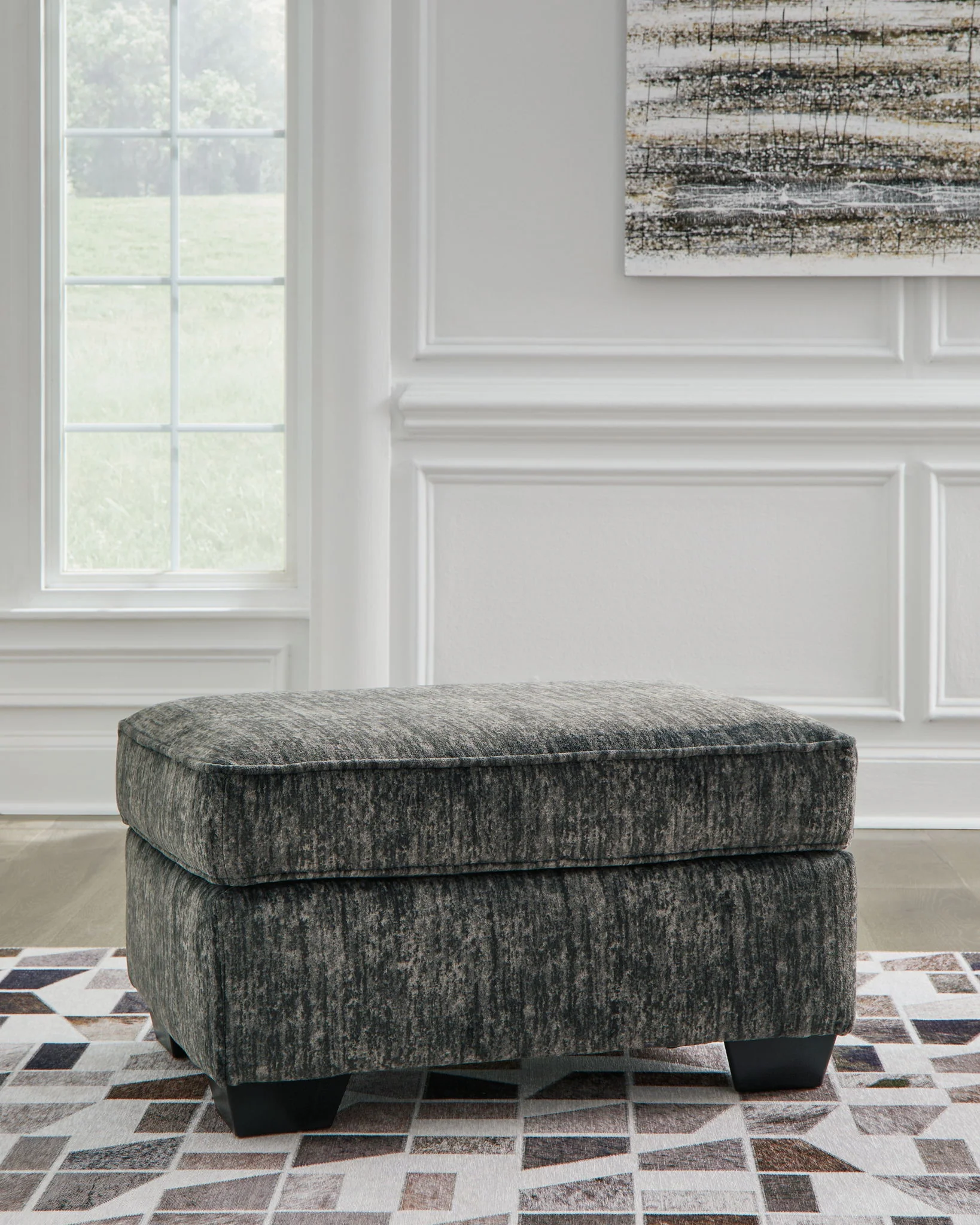 Lonoke - Gunmetal - 2 Pc. - Chair And A Half, Ottoman - Image 6