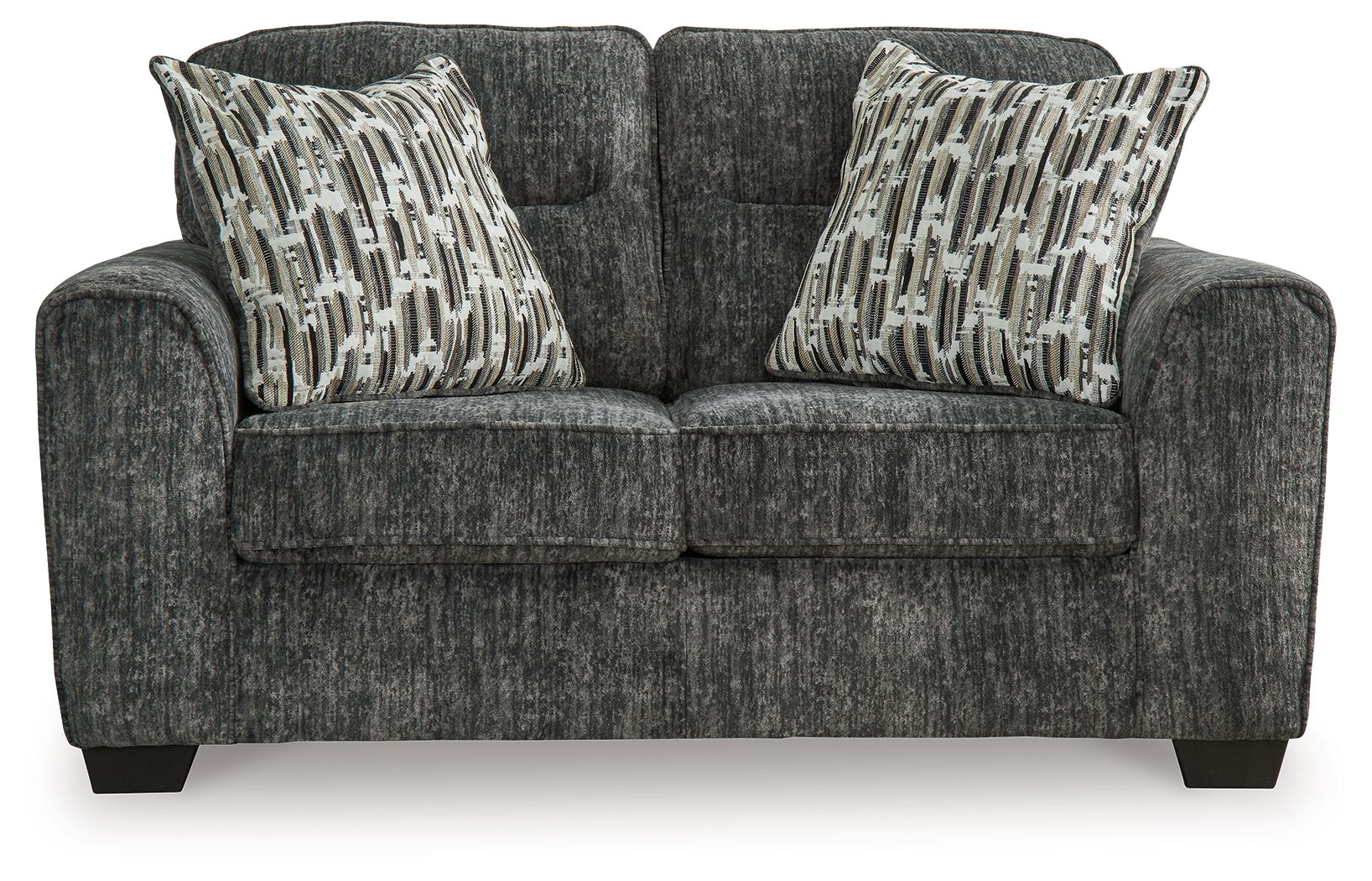 Lonoke - Gunmetal - Loveseat - Image 3