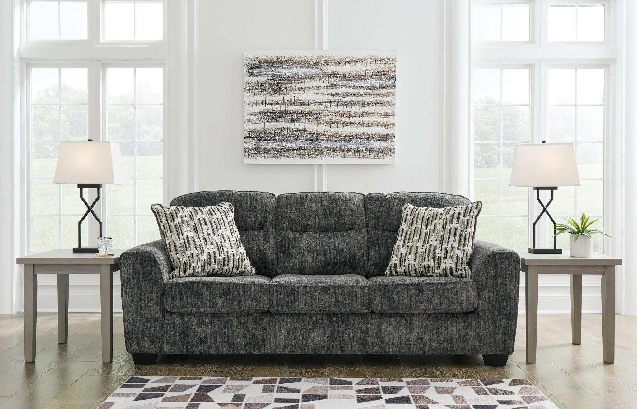 Lonoke - Gunmetal - Sofa - Image 2