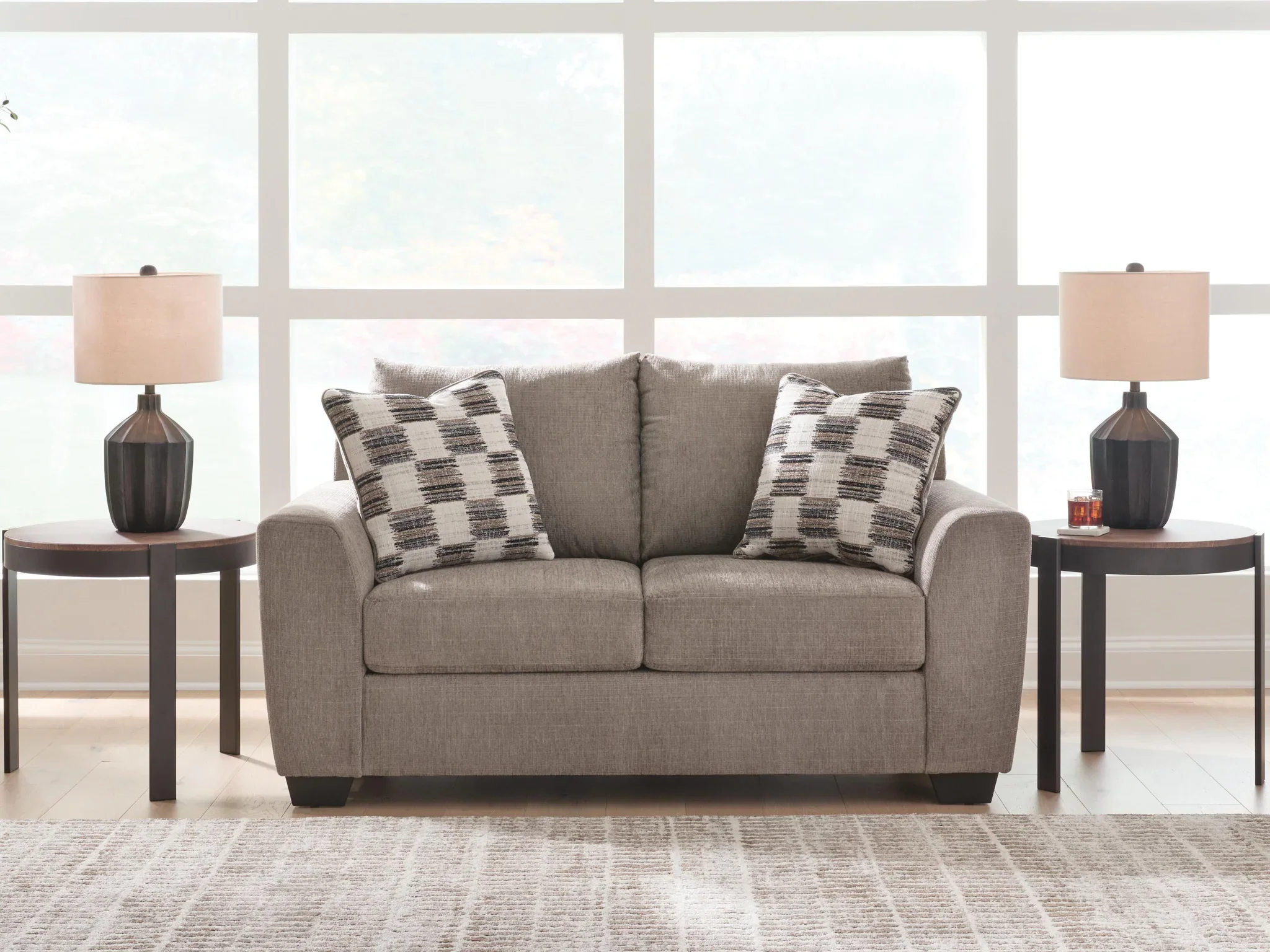 Loreo - Loveseat - Truffle - Image 2