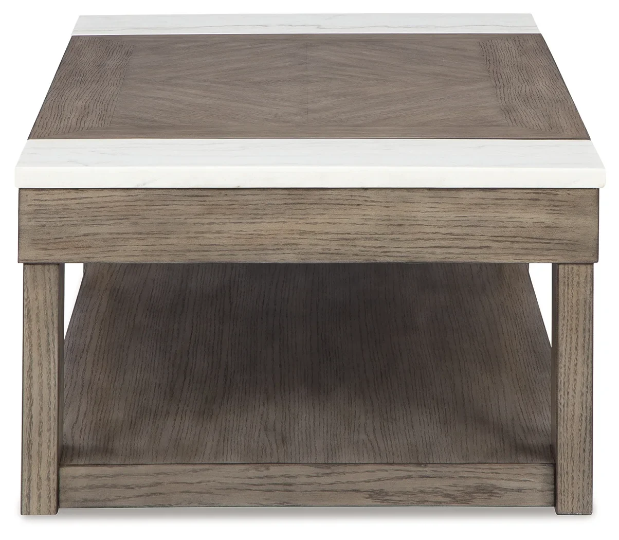 Loyaska - Grayish Brown / White - Lift Top Cocktail Table - Image 4