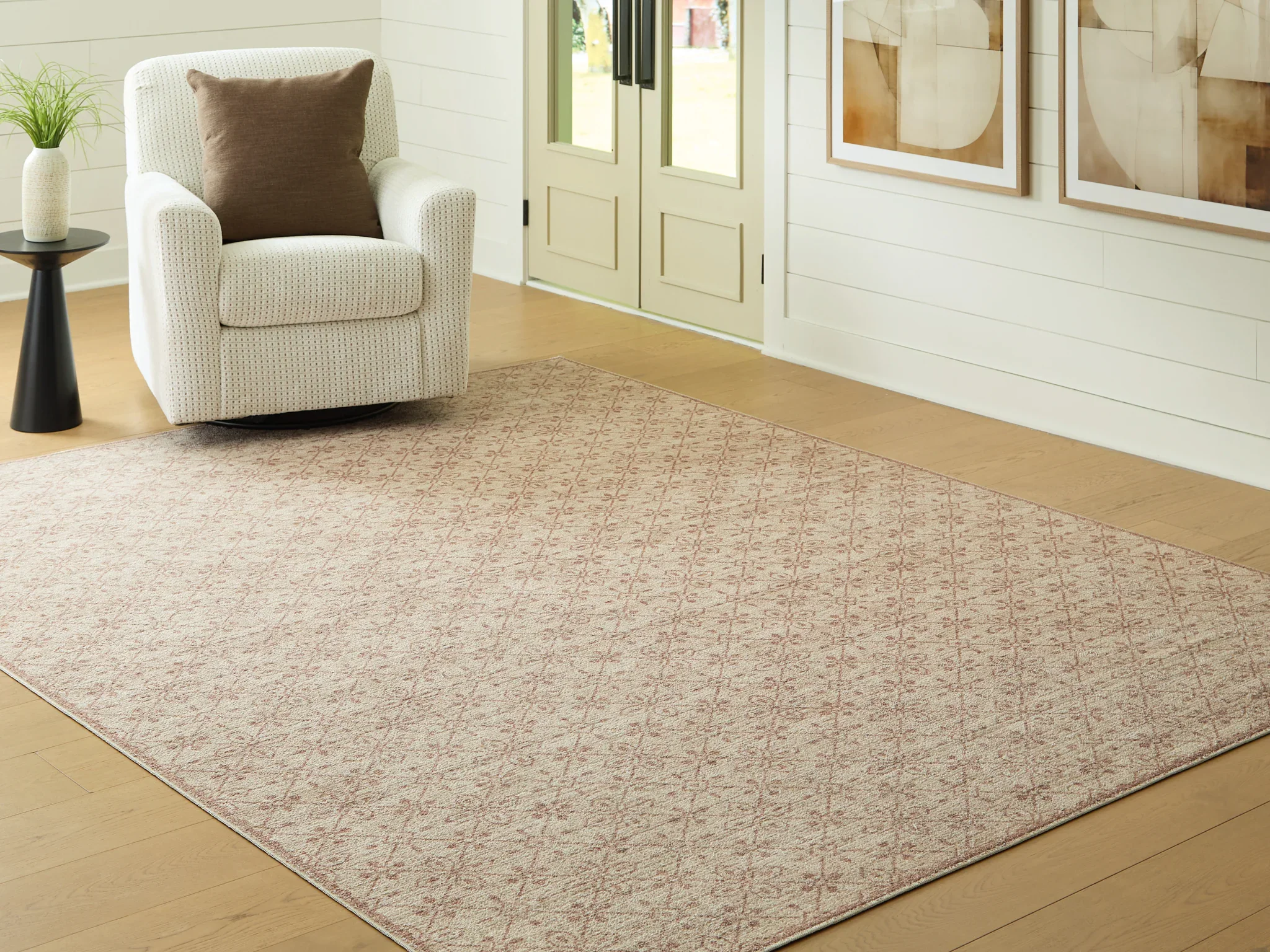 Lyamford - 8' x 10' Rug - Beige / Gray / Brown - Image 2