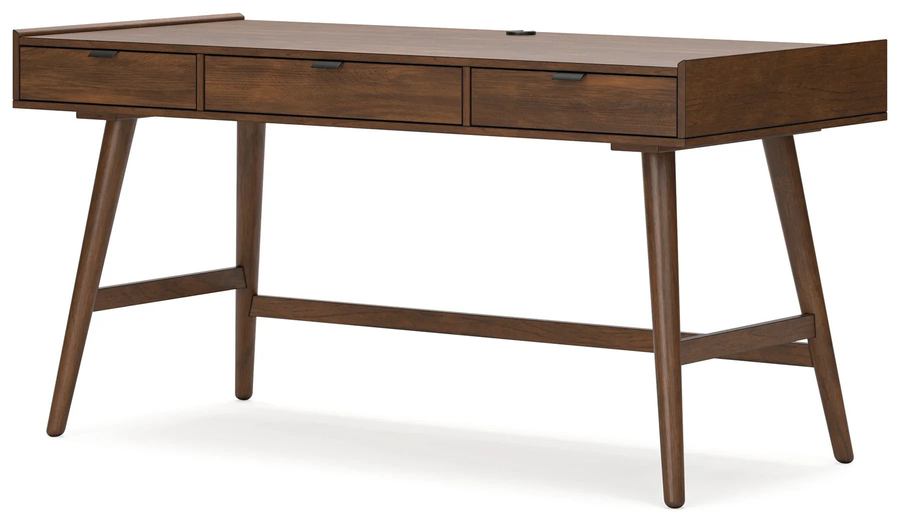 Lyncott - Brown - 3 Pc. - Home Office Desk, Chair, Bookcase - Image 3