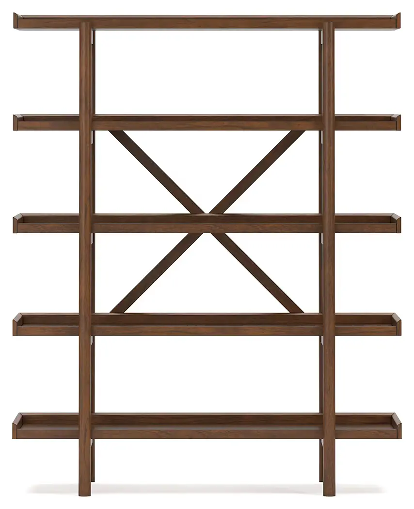 Lyncott - Brown - Bookcase - Image 3