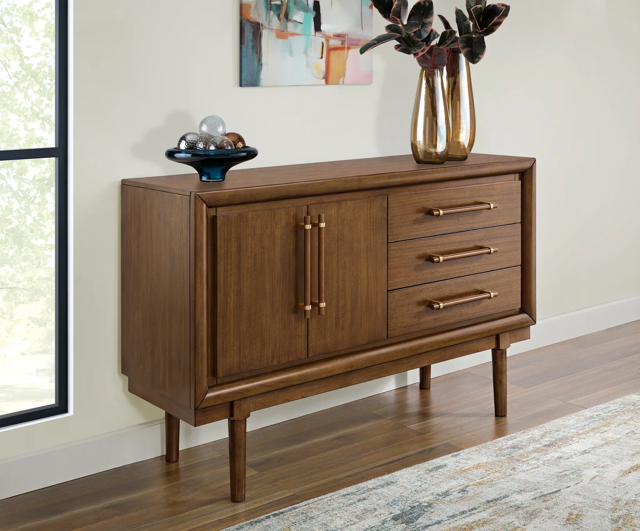 Lyncott - Brown - Dining Room Server - Image 2