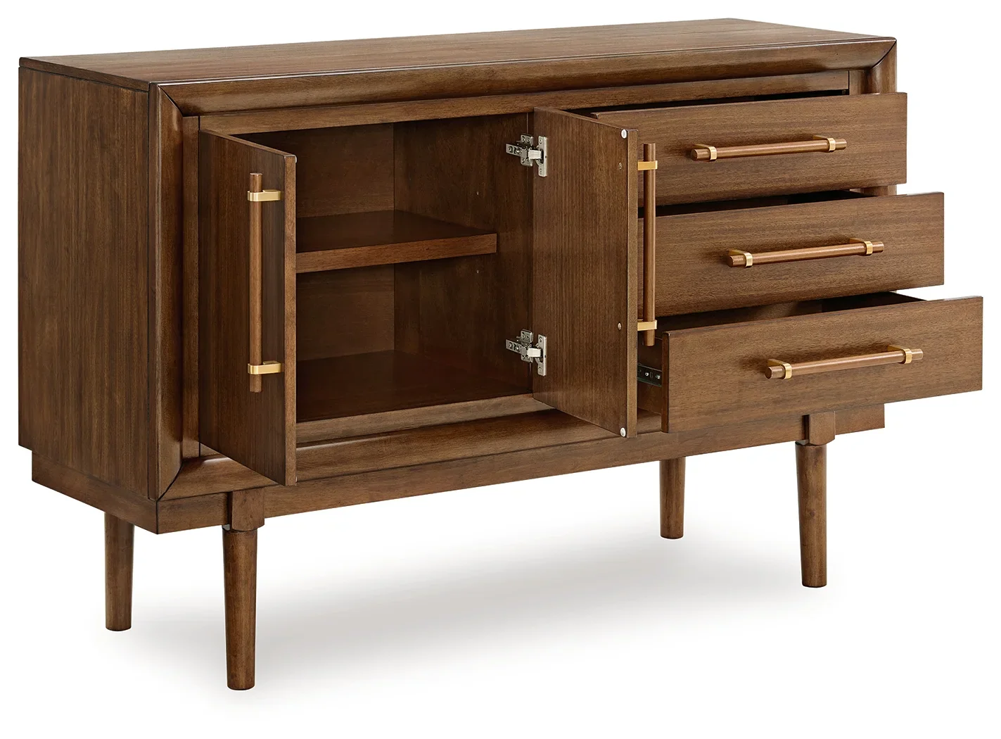 Lyncott - Brown - Dining Room Server - Image 3