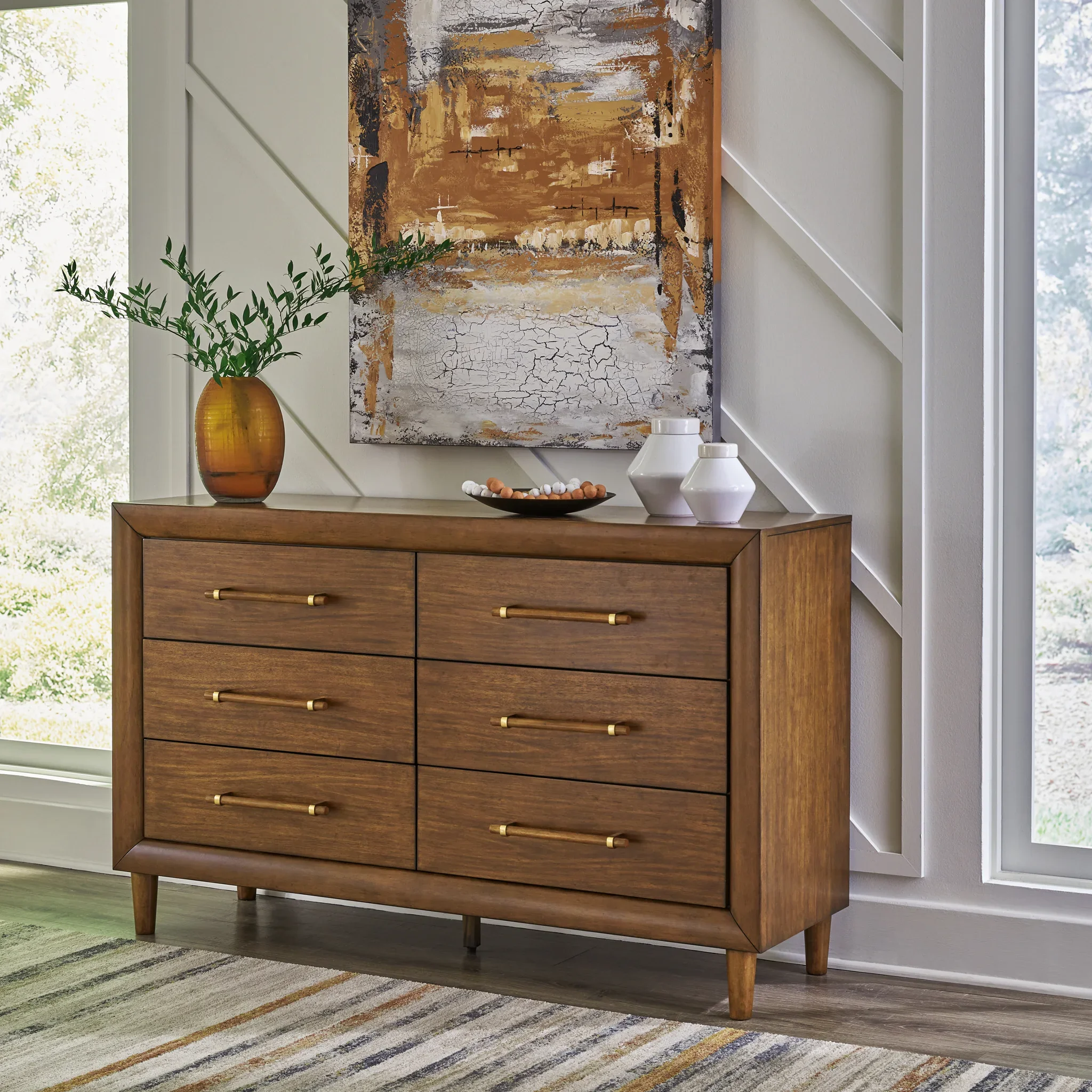 Lyncott - Brown - Dresser - Image 2