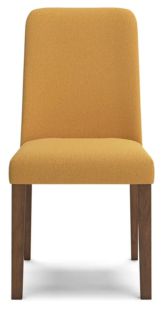 Lyncott - Mustard / Brown - Dining Uph Side Chair (Set of 2) - Image 4