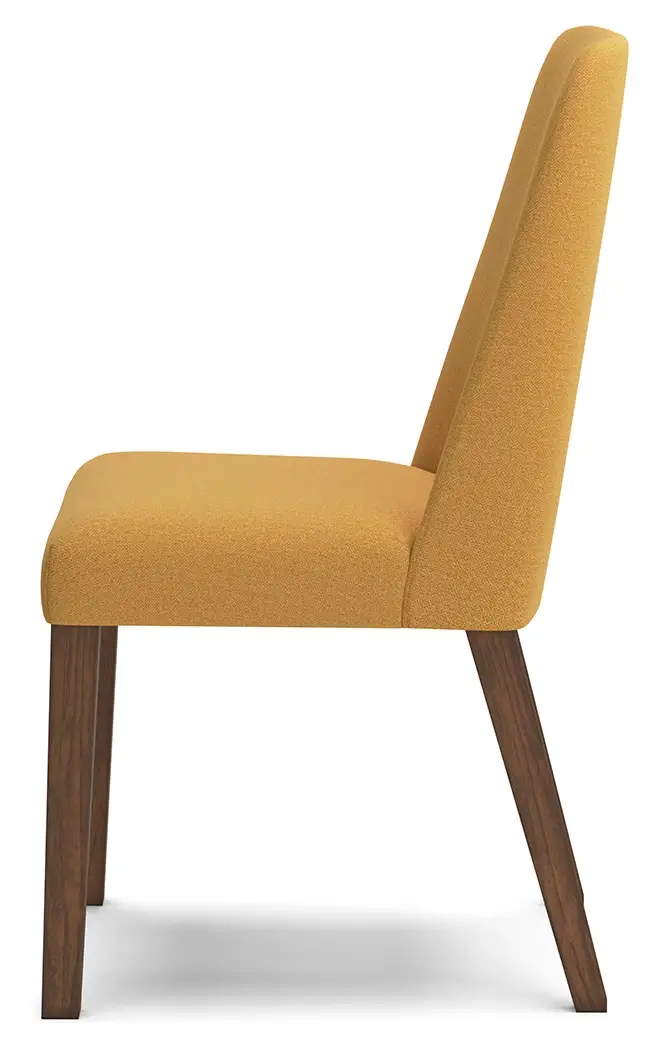 Lyncott - Mustard / Brown - Dining Uph Side Chair (Set of 2) - Image 7