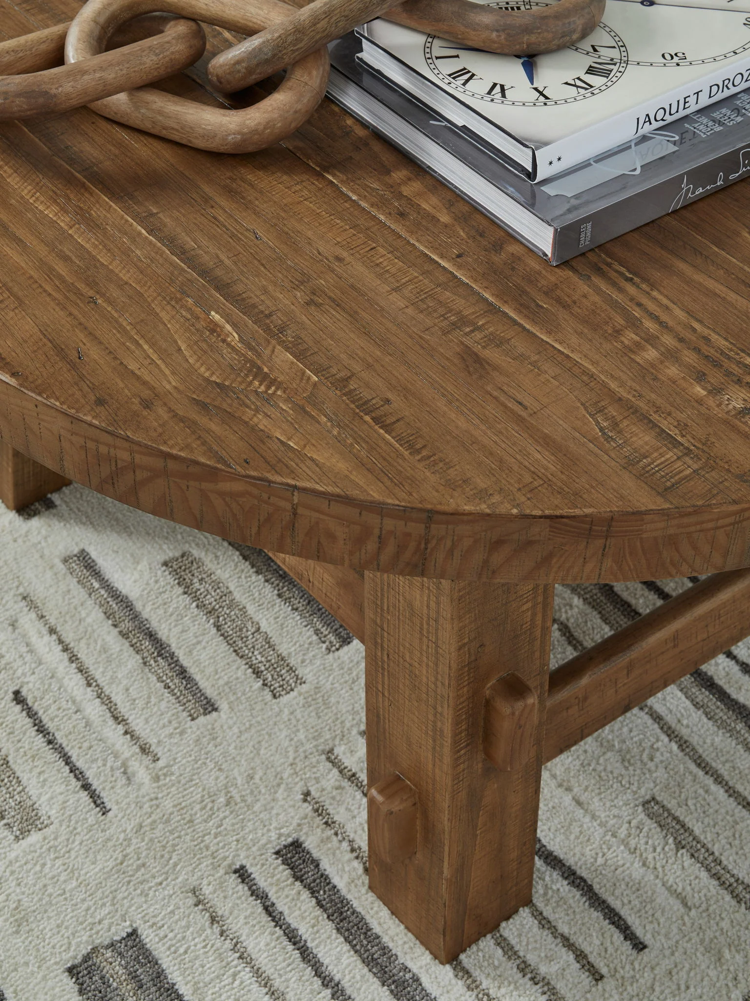 Mackifeld - Warm Brown - Round Cocktail Table - Image 5