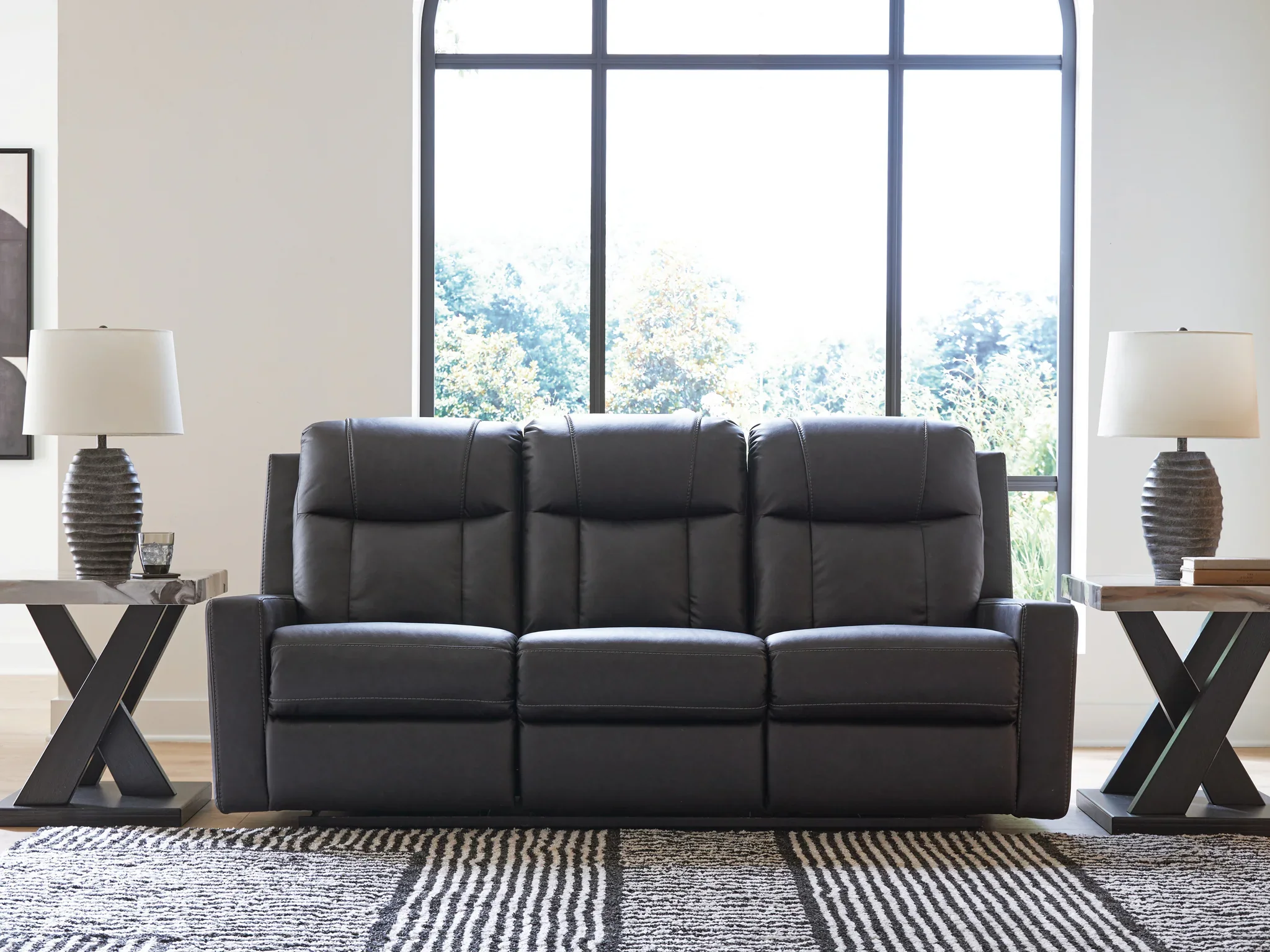 Mackmenville - Reclining Sofa - Carbon - Image 2