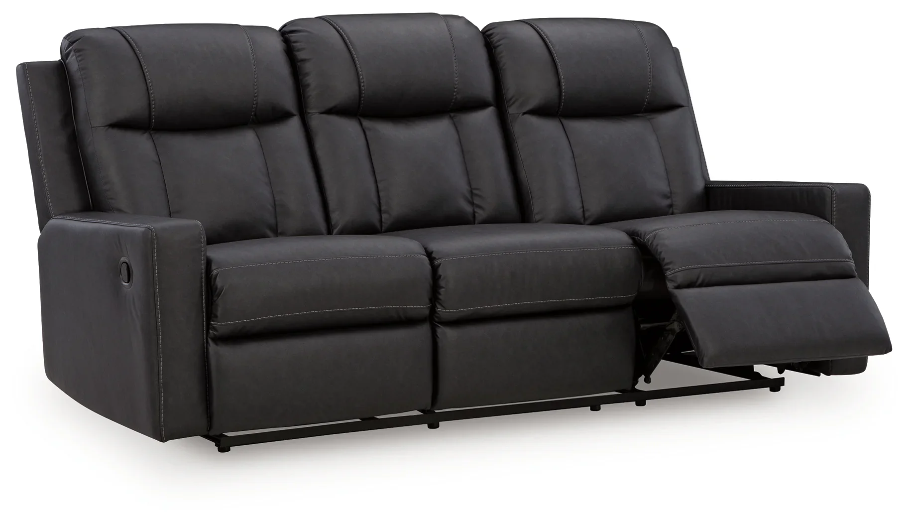Mackmenville - Reclining Sofa - Carbon - Image 3
