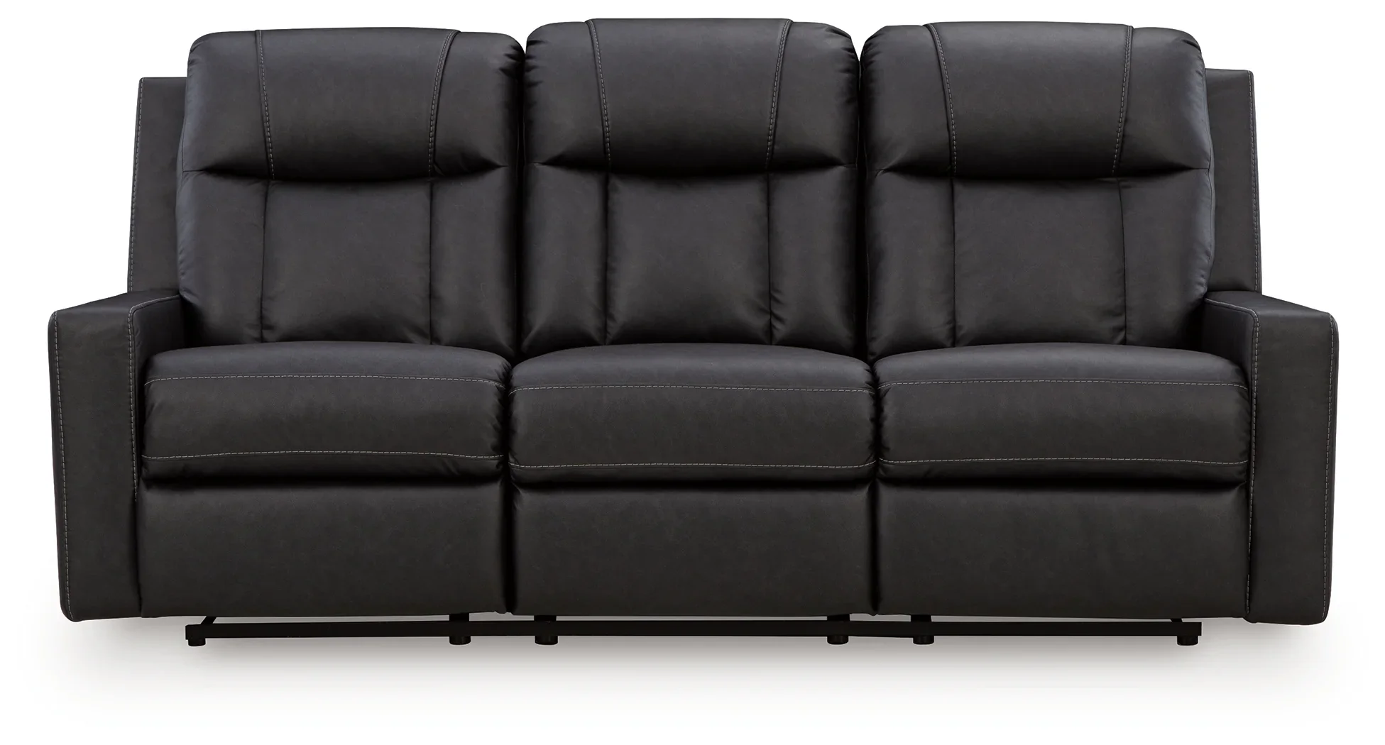 Mackmenville - Reclining Sofa - Carbon - Image 4