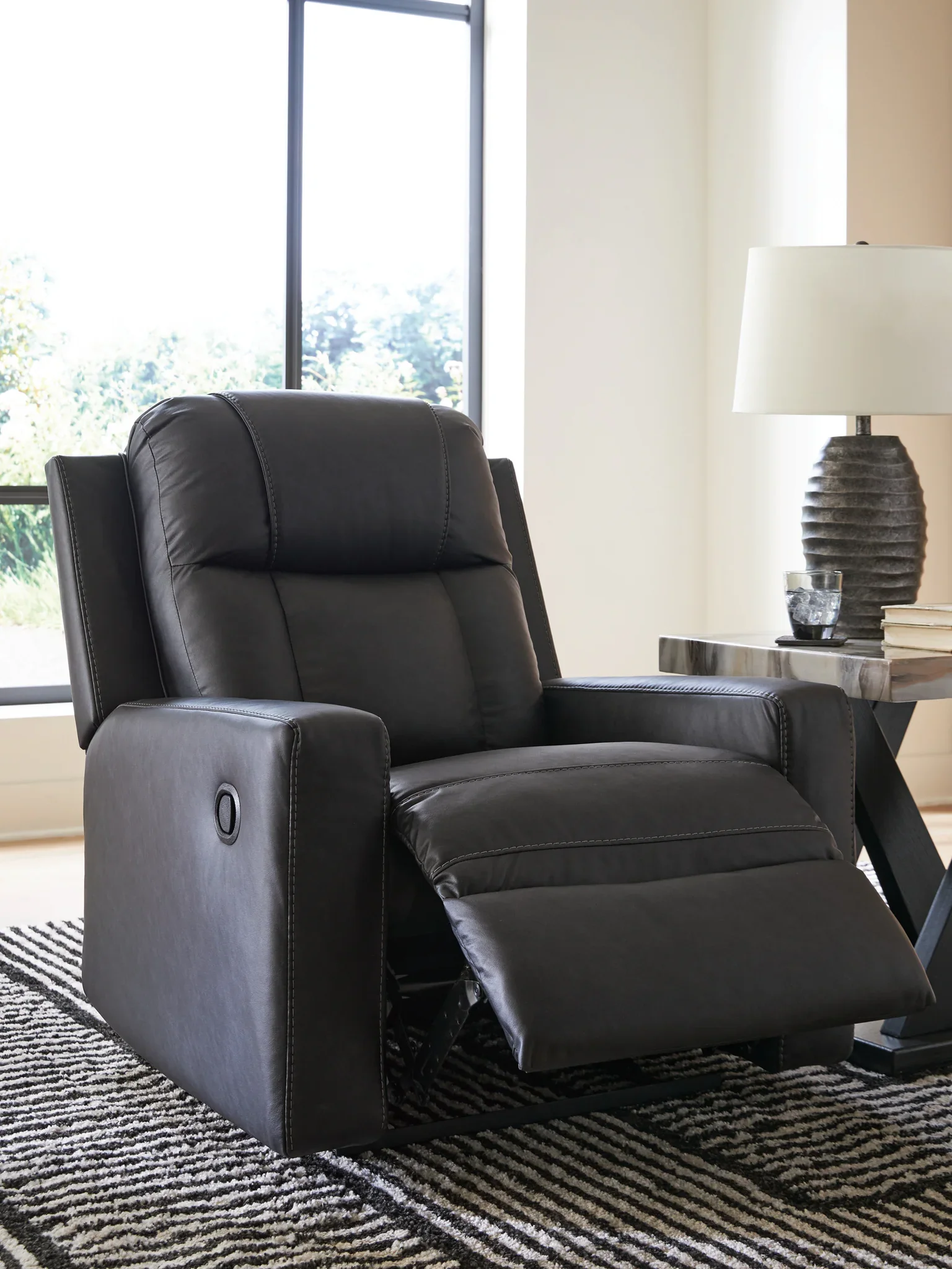 Mackmenville - Zero Wall Recliner - Carbon - Image 6