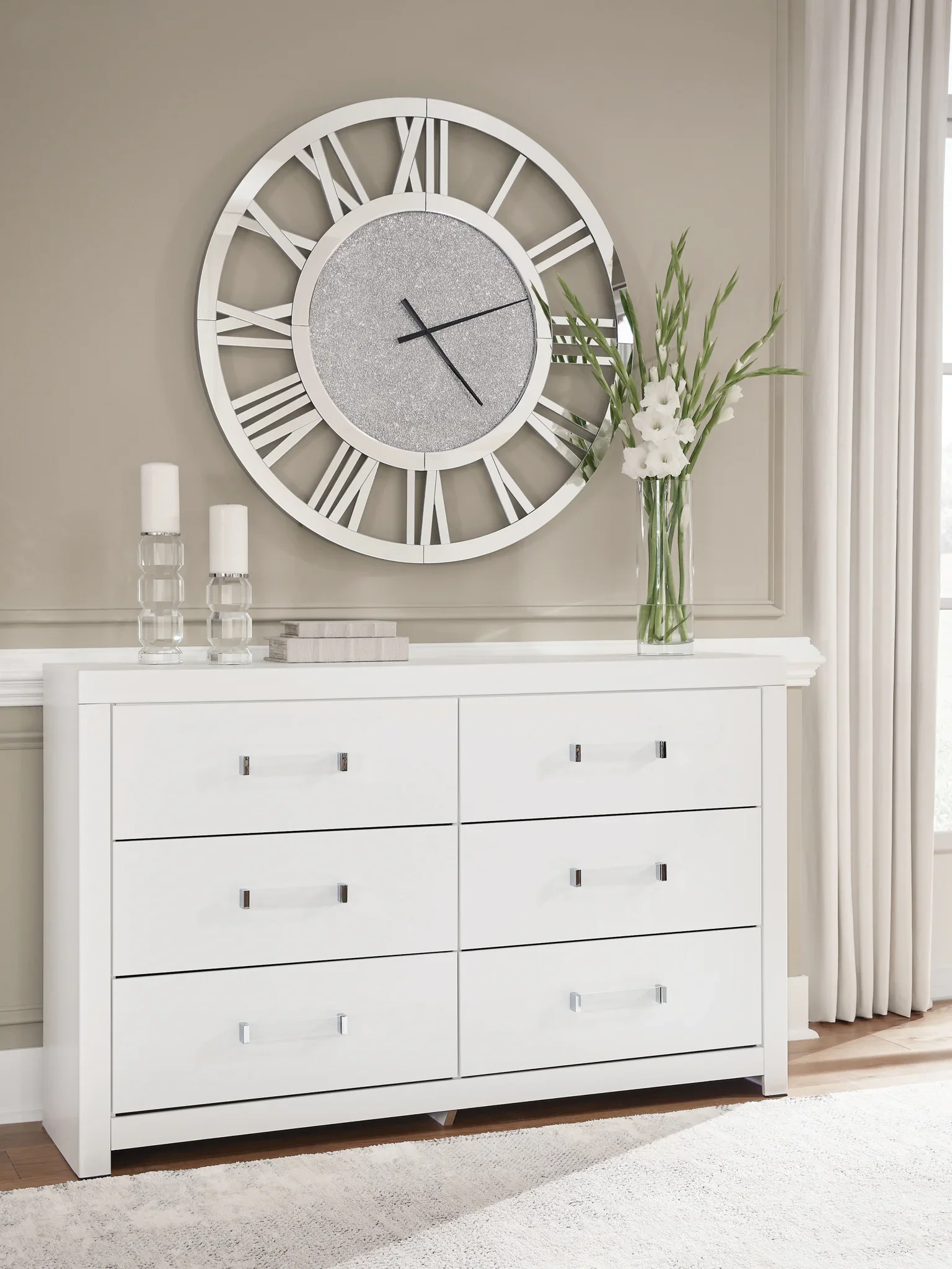 Maeling - Six Drawer Dresser - White - Image 2