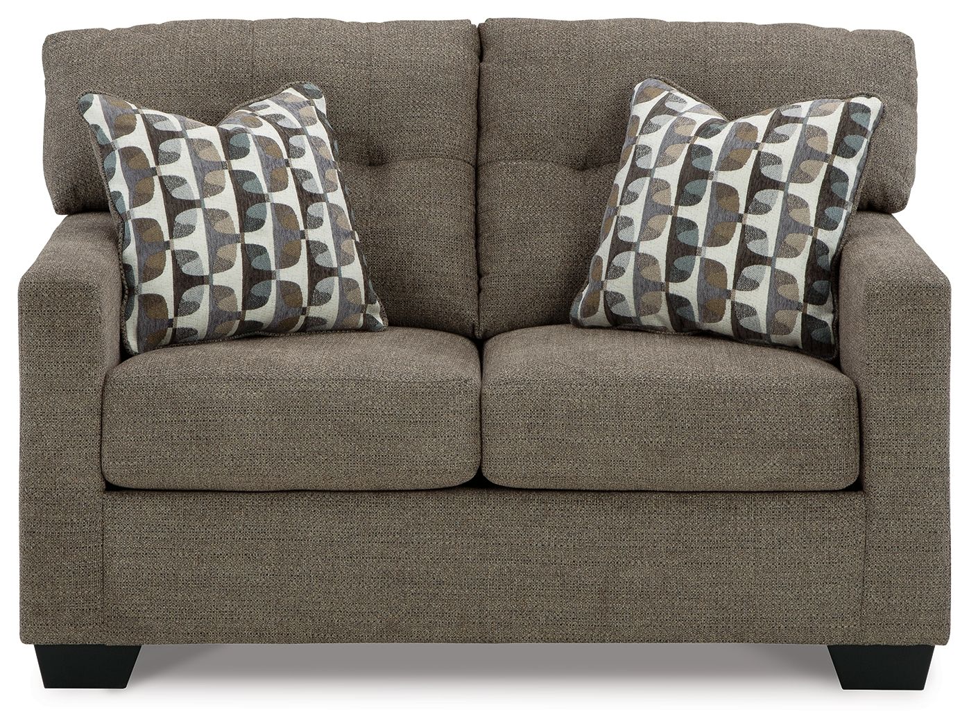 Mahoney - Chocolate - Loveseat - Image 3