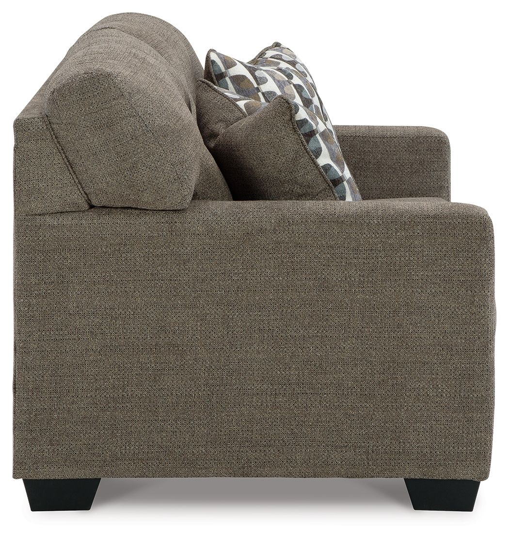 Mahoney - Chocolate - Loveseat - Image 4