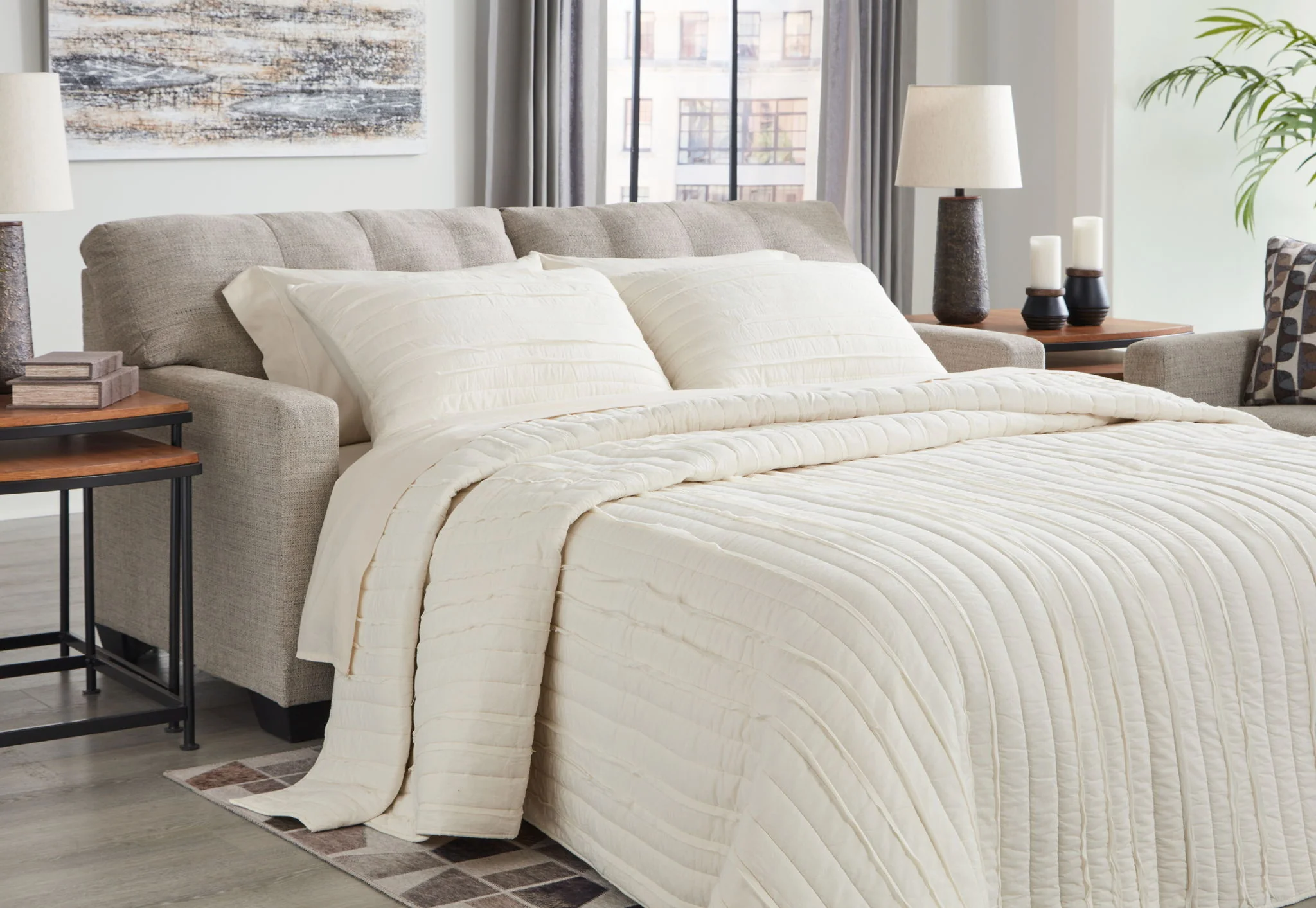 Mahoney - Pebble - Full Sofa Sleeper - Image 4